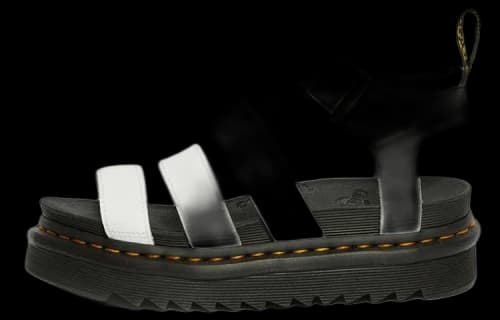 Dr. Martens Blaire Leather Strap Sandals White (Women's)