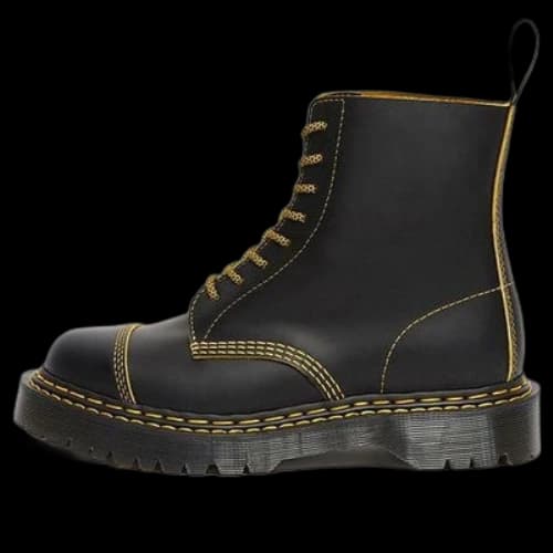 Dr. Martens 1460 Pascal Bex Double Stitch 'Black Yellow' (Women's)