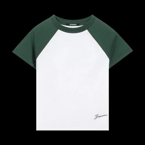 Jacquemus Le Mini T-Shirt Baseball 'Multicolor/Green'