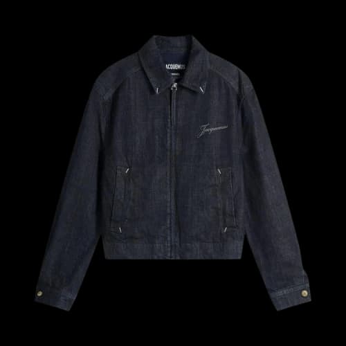 Jacquemus Caneva Denim Jacket 'Dark Navy'