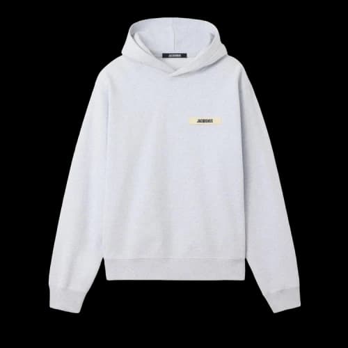 Jacquemus Le Hoodie Gros Grain 'Grey'