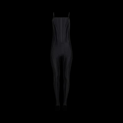 Mugler Corset Jumpsuit 'Black'