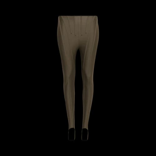 Mugler Corset Leggings 'Khaki'