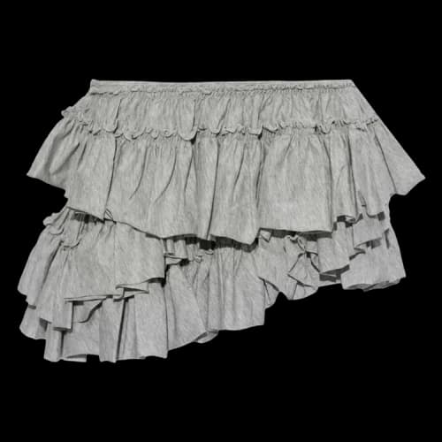 Dries Van Noten Extra Light Jersey Shorts Grey Melange