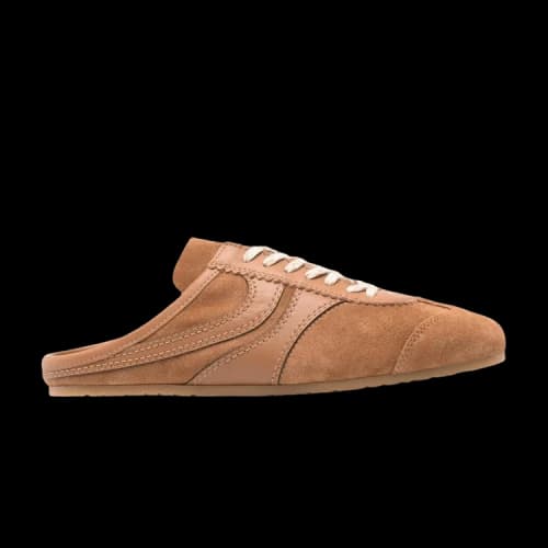 Dries Van Noten Leather Suede Slip-On Sneakers Brown (Women's)