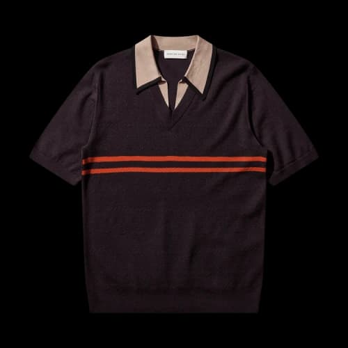 Dries Van Noten Molar Polo 'Dark Purple'