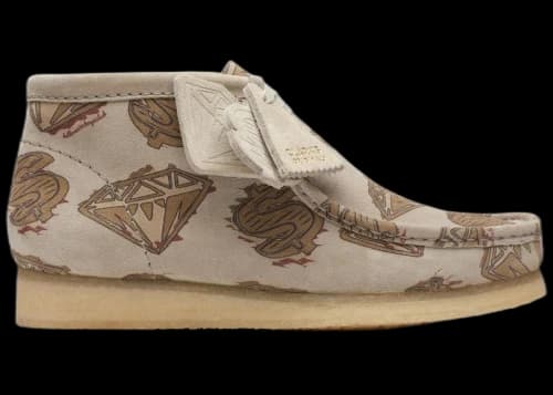 Clarks Originals Wallabee Boot Billionaire Boys Club Diamonds & Dollars Off White