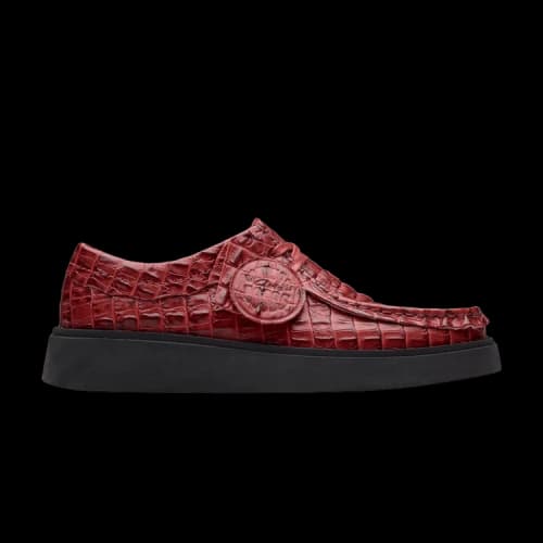 Clarks Martine Rose x Torview 'Burgundy Croc'