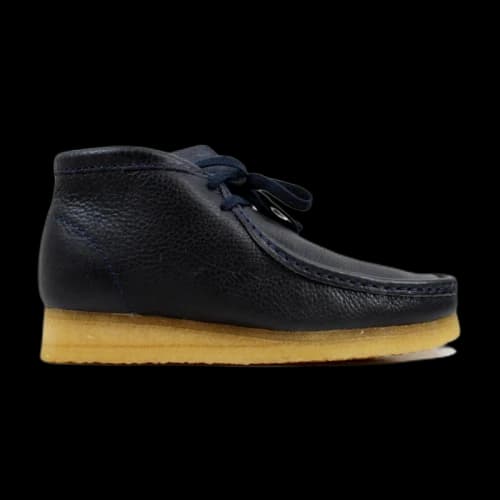 Clarks Wallabee Boot Navy Leath