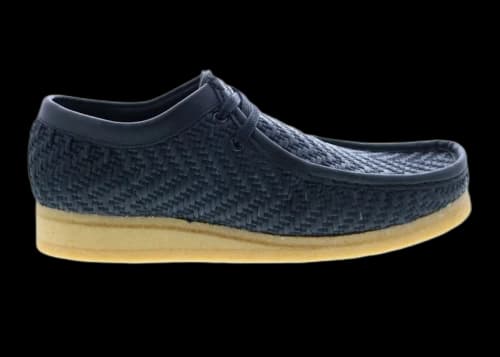Clarks Originals Wallabee Boot Black Raffia