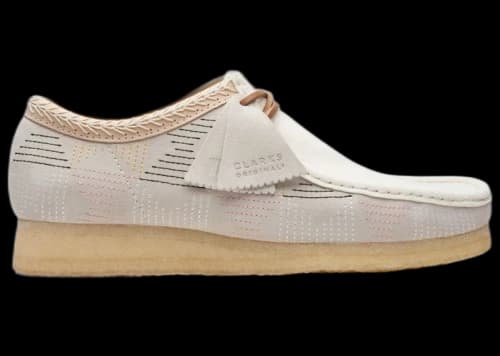Clarks Originals Wallabee Off White Hairy