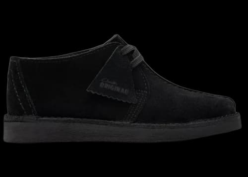 Clarks Originals Desert Trek Older Black Suede (GS)