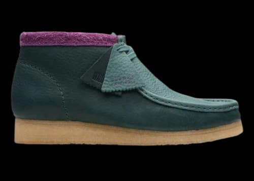 Clarks Originals Wallabee Boot Green Combination