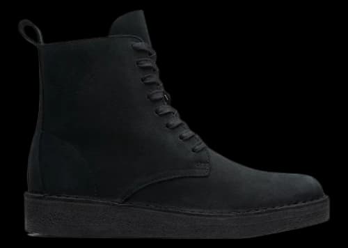 Clarks Originals Desert Coal Hi Black Nubuck (Women's)