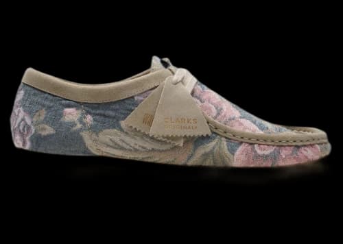 Clarks Originals Wallabee Grey Floral