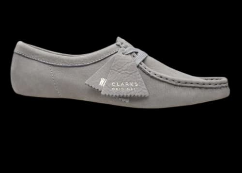 Clarks Originals Wallabee Boot Grey Nubuck (Women's)