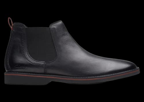 Clarks Atticus LT Top Black Leather