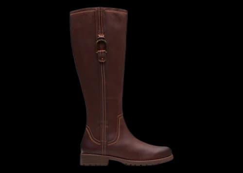 Clarks Aspra Hi British Tan Leather (Women's)