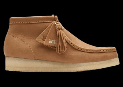 Clarks Originals Wallabee Boot Mid Tan Leather (Women's)