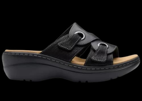 Clarks Merliah2 Cove Black Leather (Women's)