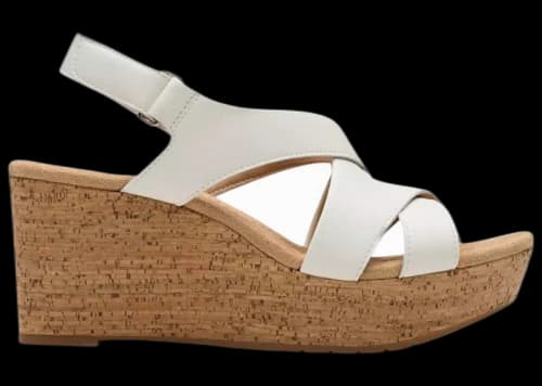 Clarks Rose Style White Leather (Women's)