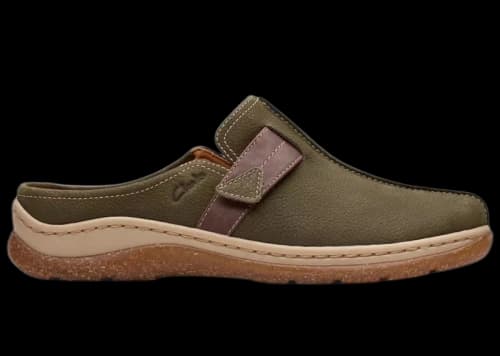 Clarks Orlene Clog Olive Combination Nubuck (Women's)