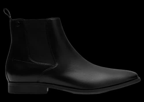 Clarks Paulton Easy Black Leather