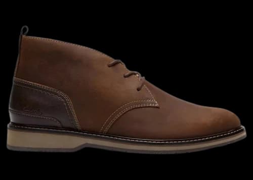 Clarks Monahan Chukka Beeswax Leather