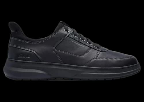 Clarks Mullan Easy Black Leather