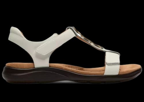 Clarks Kitly Gem White Leather (Women's)