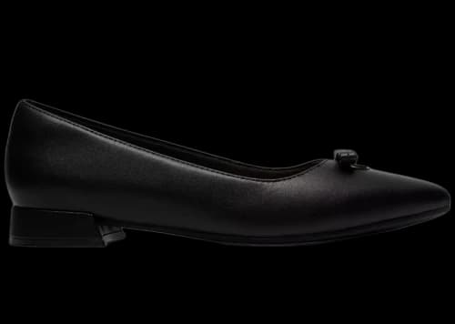 Clarks Natalyn Trim Black Leather (Women's)