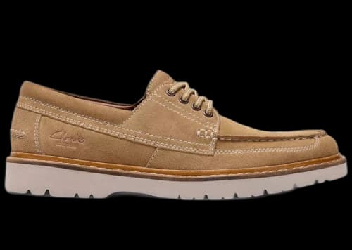 Clarks Weltridge Moc Sand Suede