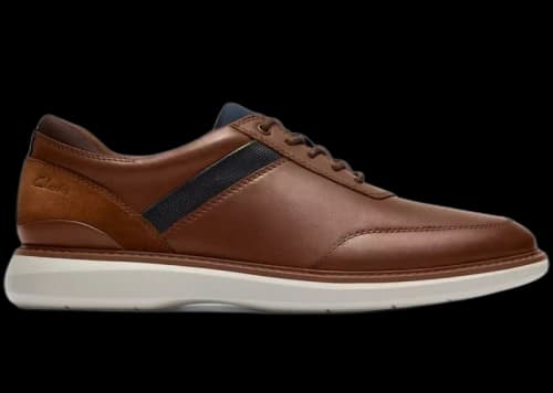 Clarks Brantin Style Tan Leather