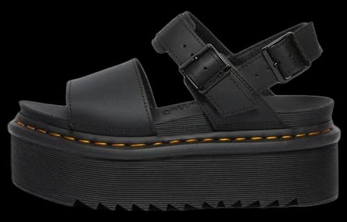 Dr. Martens Voss Leather Strap Platform Sandal 'Black' (Women's)