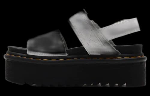 Dr. Martens Voss Leather Thick Bottom Sandals White (Women's)