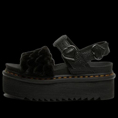Dr. Martens Voss Quad Flatform Sandal Black (Women's)