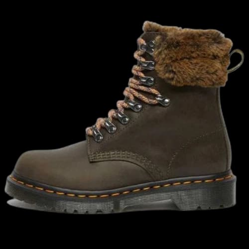 Dr. Martens 1460 Martin Boots Grey/Green (Women's)