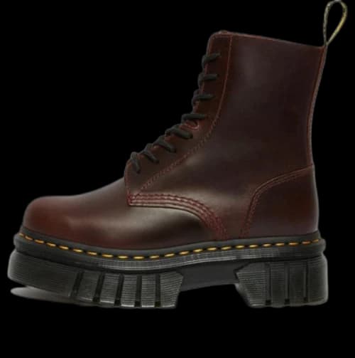 Dr. Martens Audrick Brando Leather Platform Lace Up Boots 'Brown'
