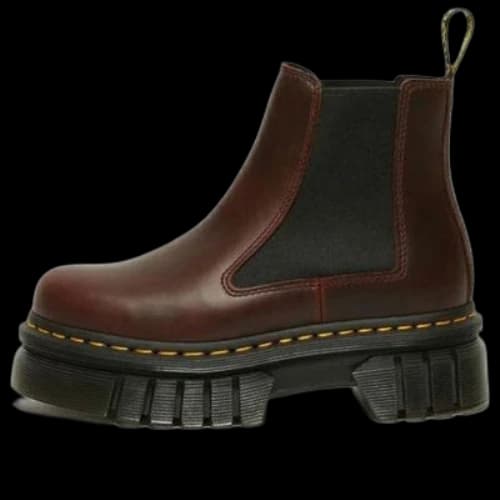 Dr. Martens Audrick Brando Leather Platform Chelsea Boots 'Brown' (Women's)