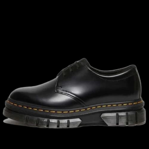 Dr. Martens Rikard Polished Smooth Leather Shoes 'Black Polished Smooth'