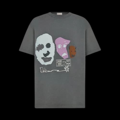 Dior x Cactus Jack Oversized T-Shirt 'Grey'