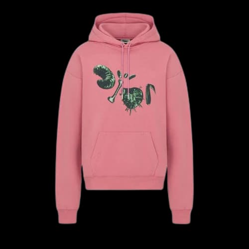 Dior x Cactus Jack Oversized Hooded Sweatshirt 'Pink'