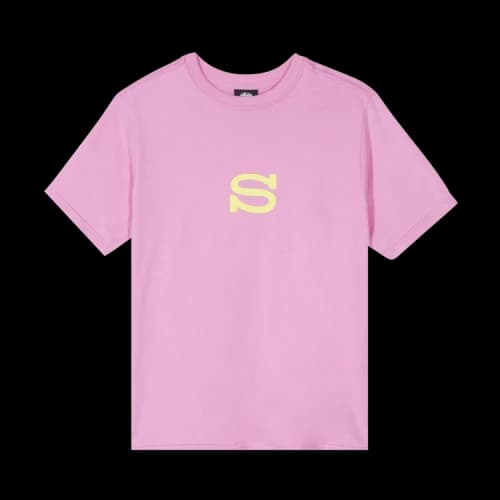 Stussy S Puff Tee 'Pink'