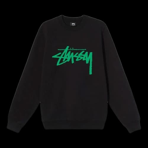 Stussy Stock Crew 'Black'