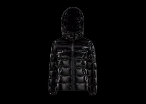 Moncler Girl's Bady Short Down 4-14 Years Jacket Black