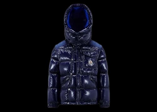 Moncler Karakorum Ripstop Child Short Down Jacket Blue (I29541A00113596077A9)