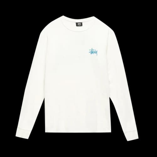 Stussy Basic Pigment Dyed Long-Sleeve Tee 'Natural'