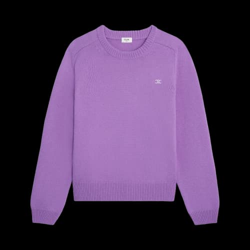 CELINE Crewneck Sweater 'Lilac'