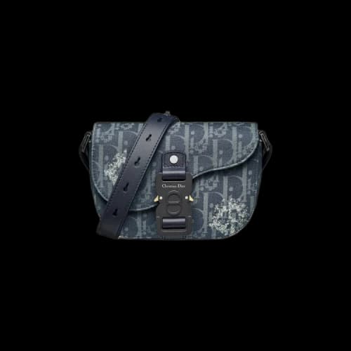 Dior x Denim Tears Saddle Pouch With Strap 'Blue'