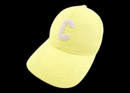 Celine Initial Baseball Cap Citrus